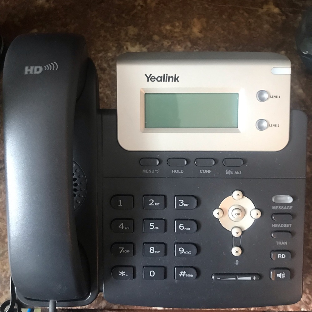 Office Phone, Yealink HD Model: SIP-T20